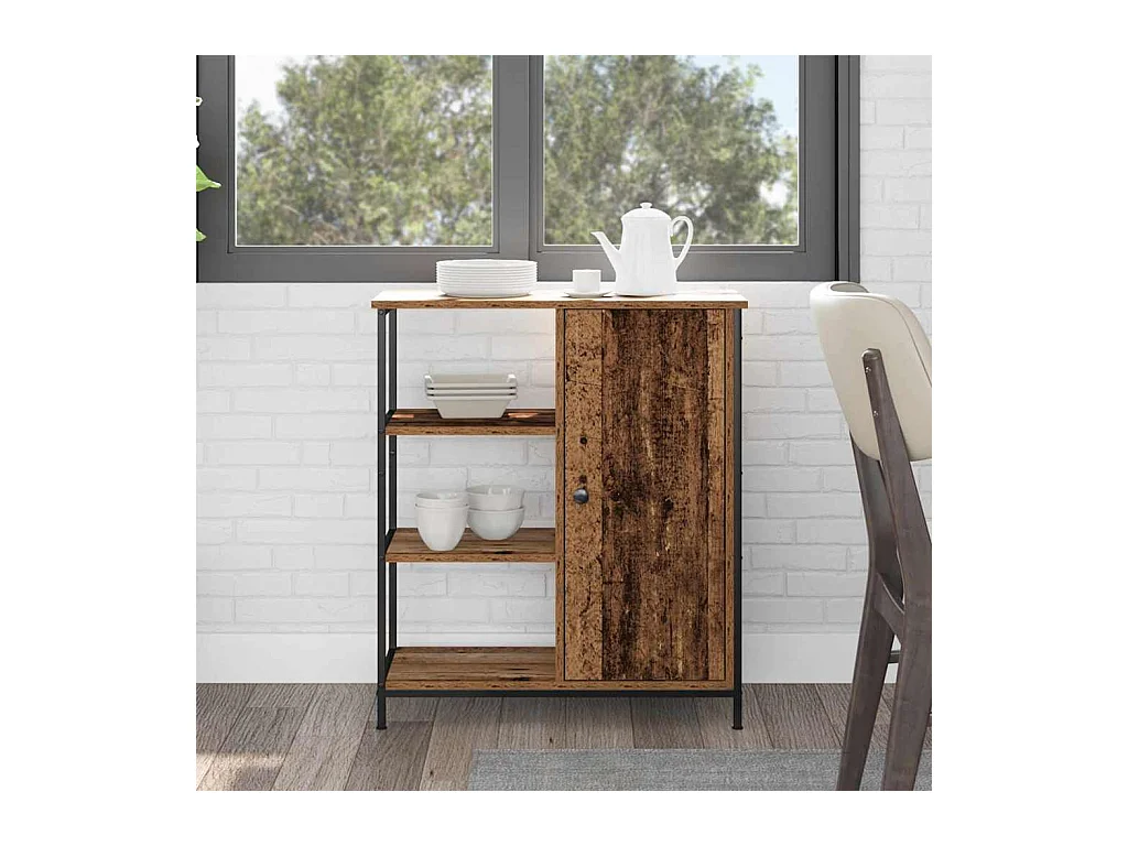 Buffet Bois ancien 70 x 30 x 80 cm Bois d'ingénierie