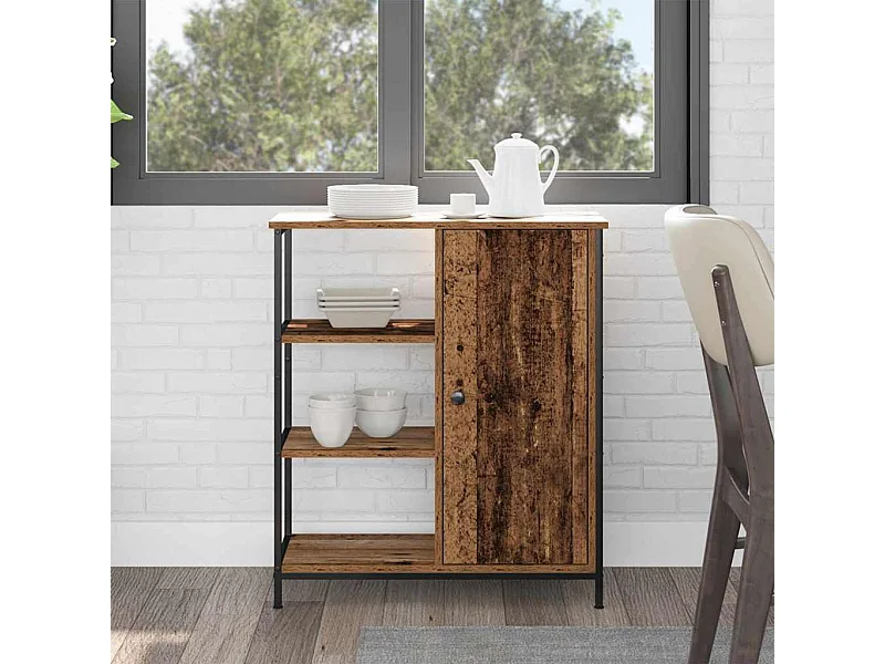 Buffet Bois ancien 70 x 30 x 80 cm Bois d'ingénierie