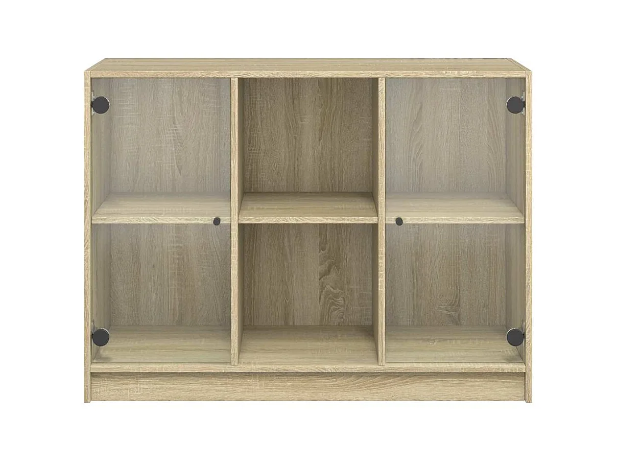 Buffet chêne sonoma 102x37x75,5 cm bois d'ingénierie