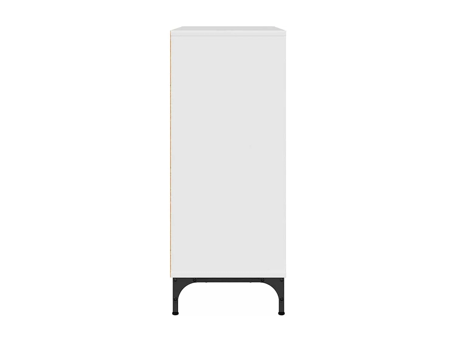 Buffet Branco brilhante 79.5 x 33 x 82 cm Madeira processada