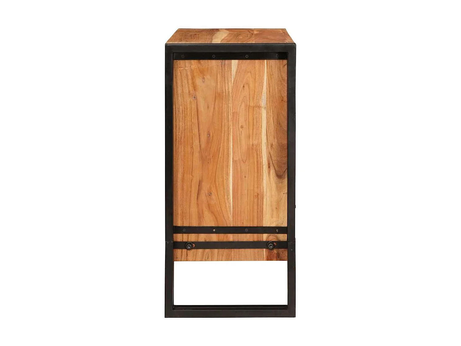 Buffet avec tiroir Marron 66 x 33 x 70 cm Bois d'acacia massif