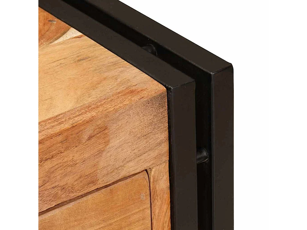 Buffet avec tiroir Marron 66 x 33 x 70 cm Bois d'acacia massif