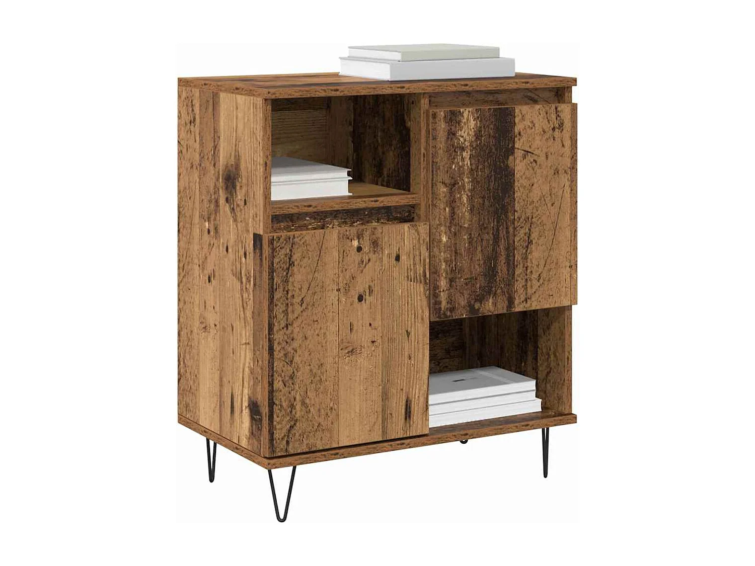 Vitrina Madera vieja 60 x 35 x 70 cm Madera contrachapada