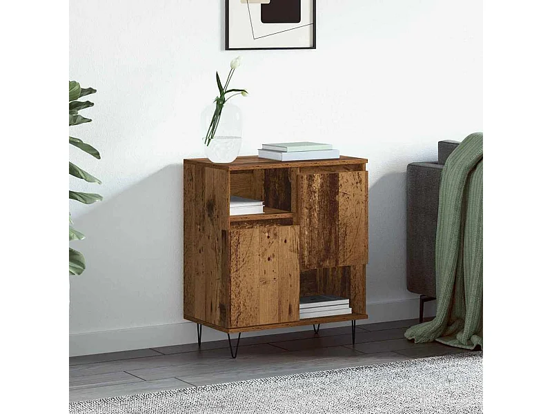 Vitrina Madera vieja 60 x 35 x 70 cm Madera contrachapada