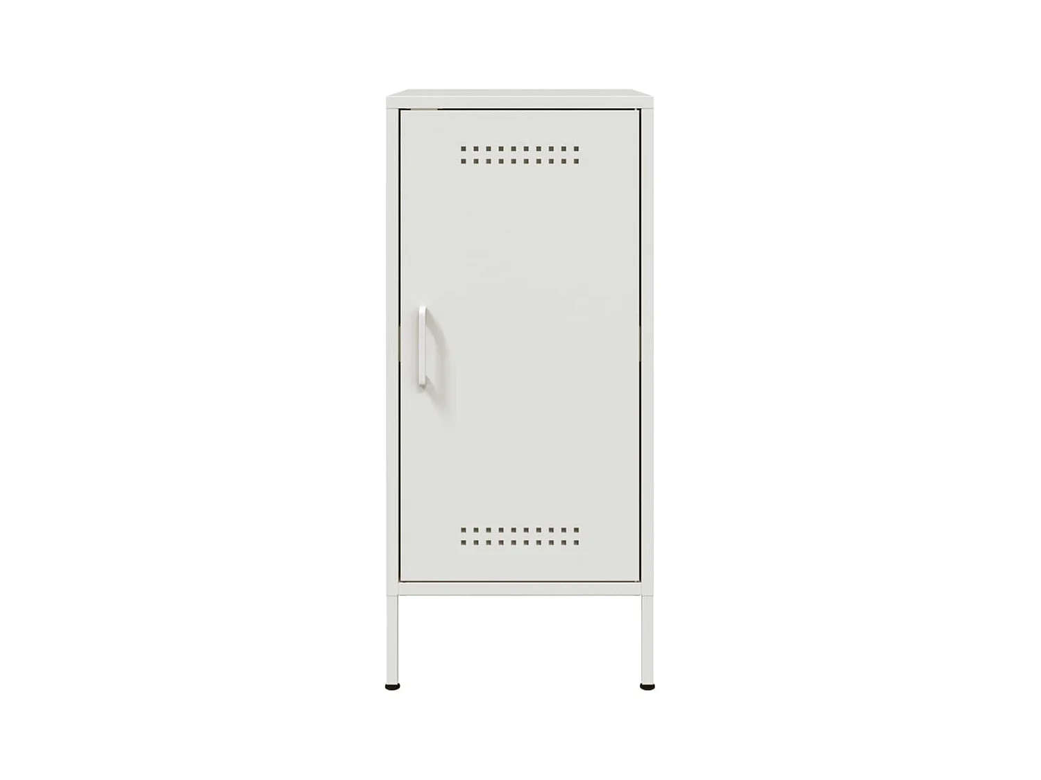 Buffet blanc 36x39x79 cm acier
