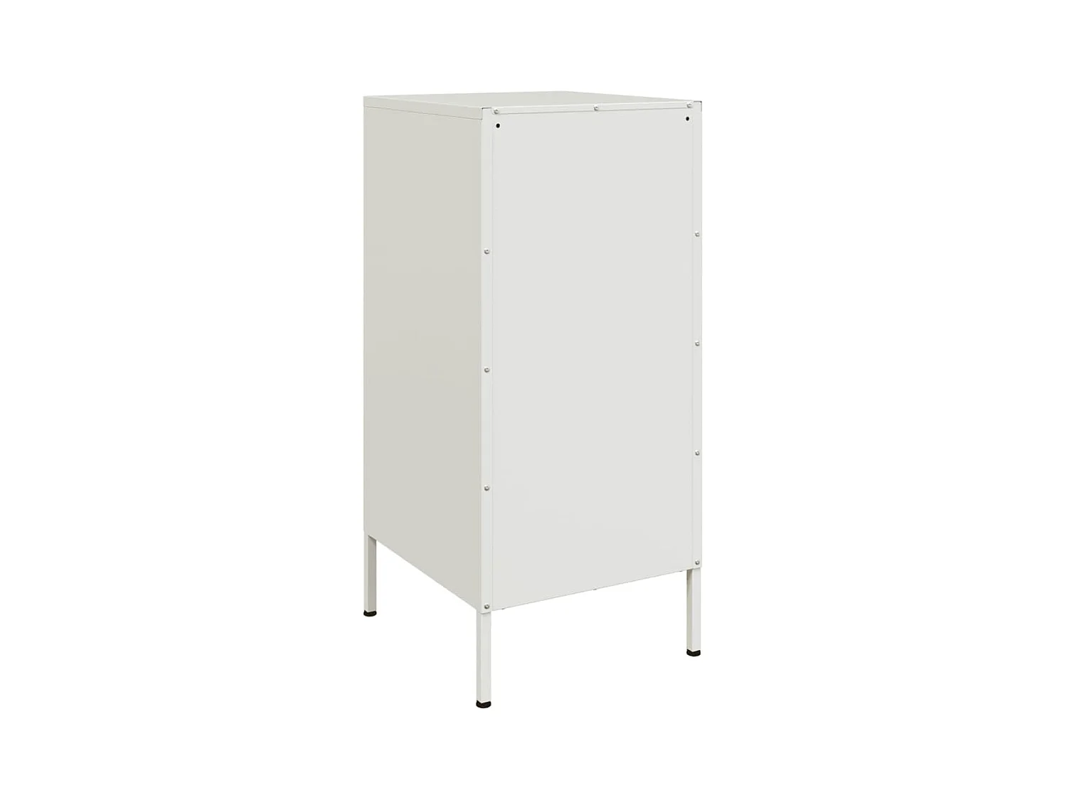Buffet blanc 36x39x79 cm acier