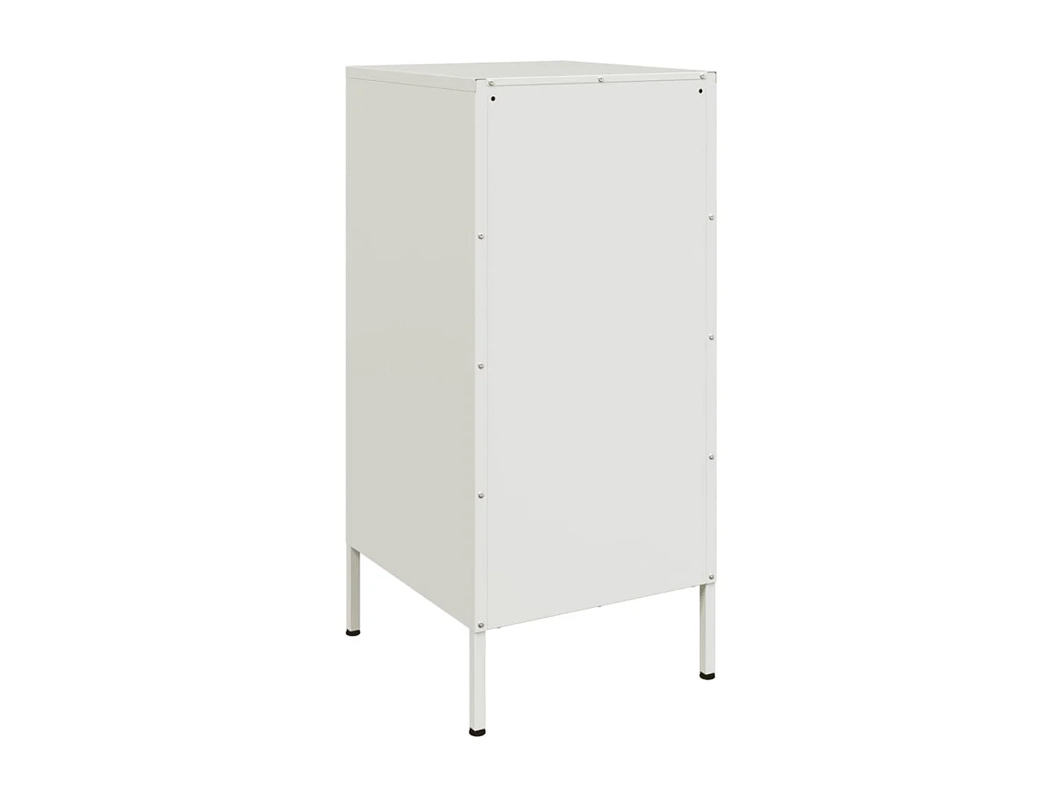 Buffet blanc 36x39x79 cm acier