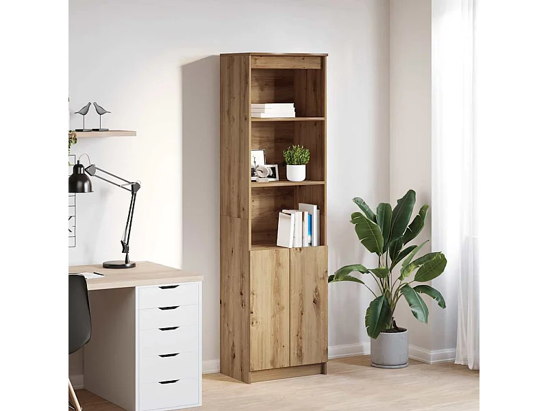 Aparador Artisan Roble 50x35x180 cm Madera de ingeniería