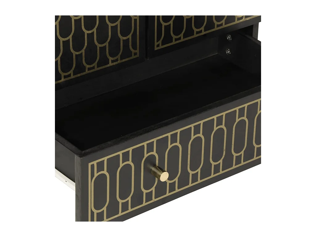 Buffet 60x33x100 cm bois de manguier massif