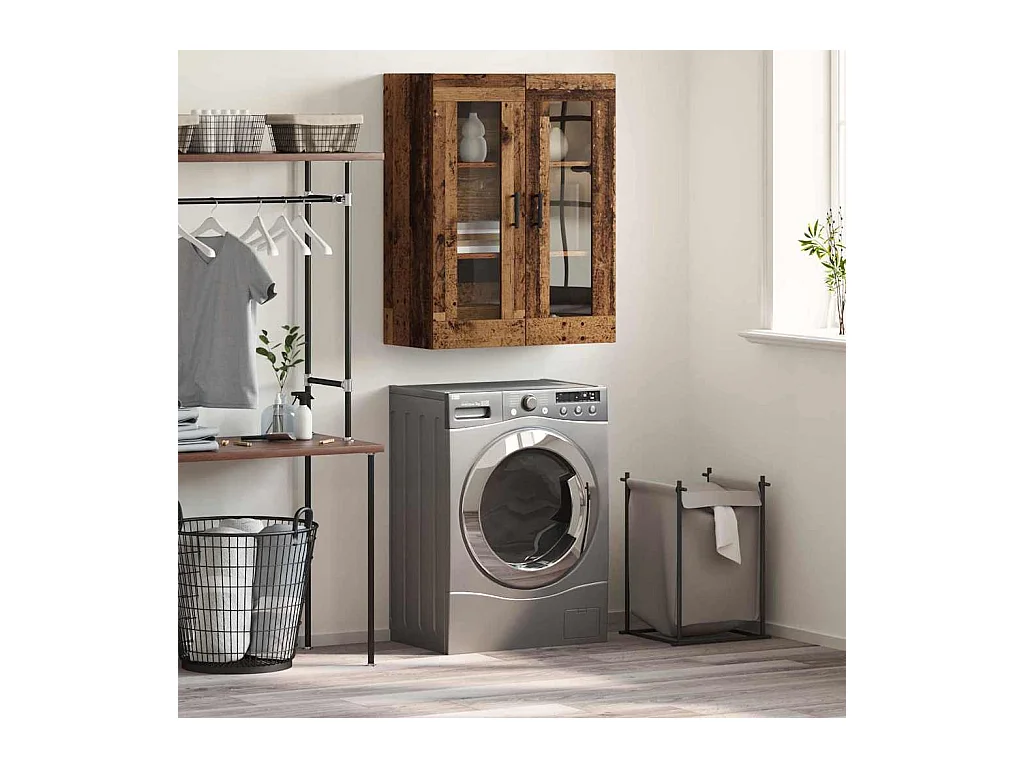 Dressoir Bruin 69.5 x 34 x 90 cm Bewerkt hout