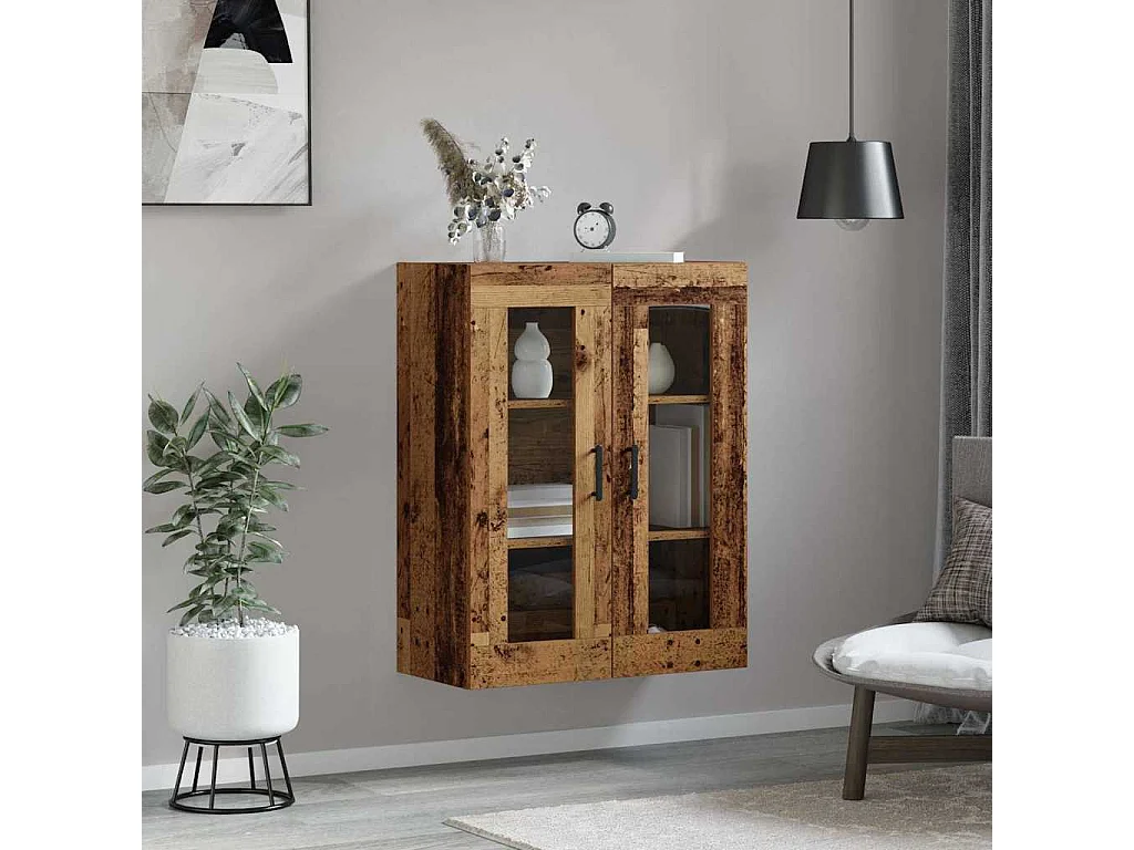 Dressoir Bruin 69.5 x 34 x 90 cm Bewerkt hout