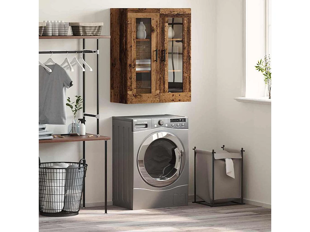 Buffet Castanho 69.5 x 34 x 90 cm Madeira processada