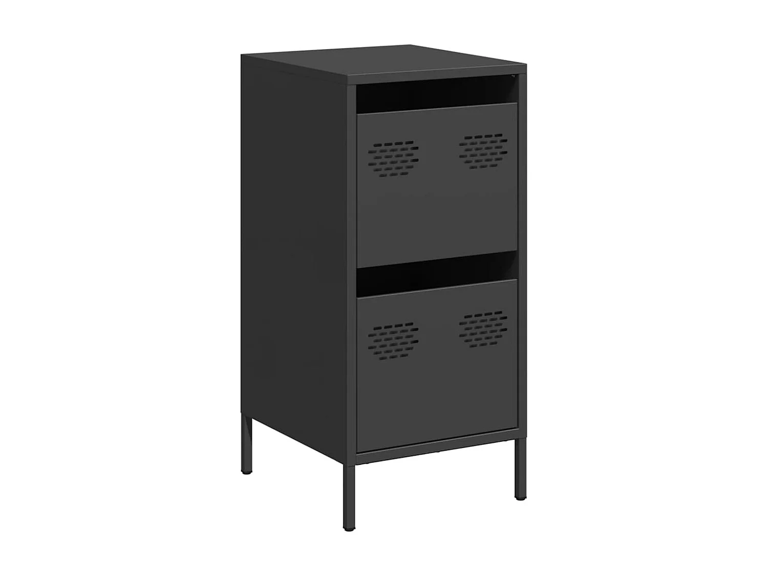 Aparador 35x39x73,5 cm aço laminado a frio preto