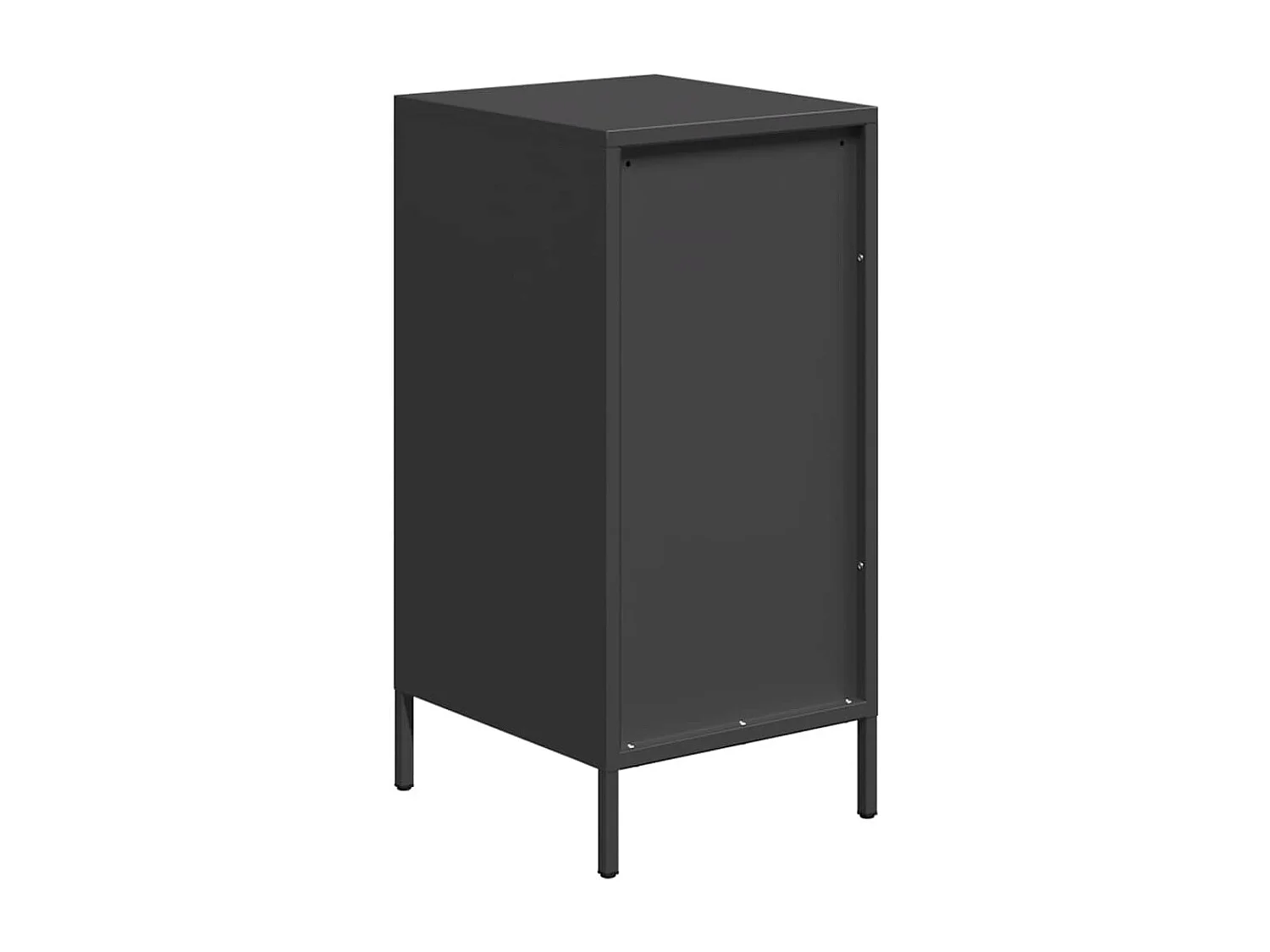 Aparador 35x39x73,5 cm aço laminado a frio preto