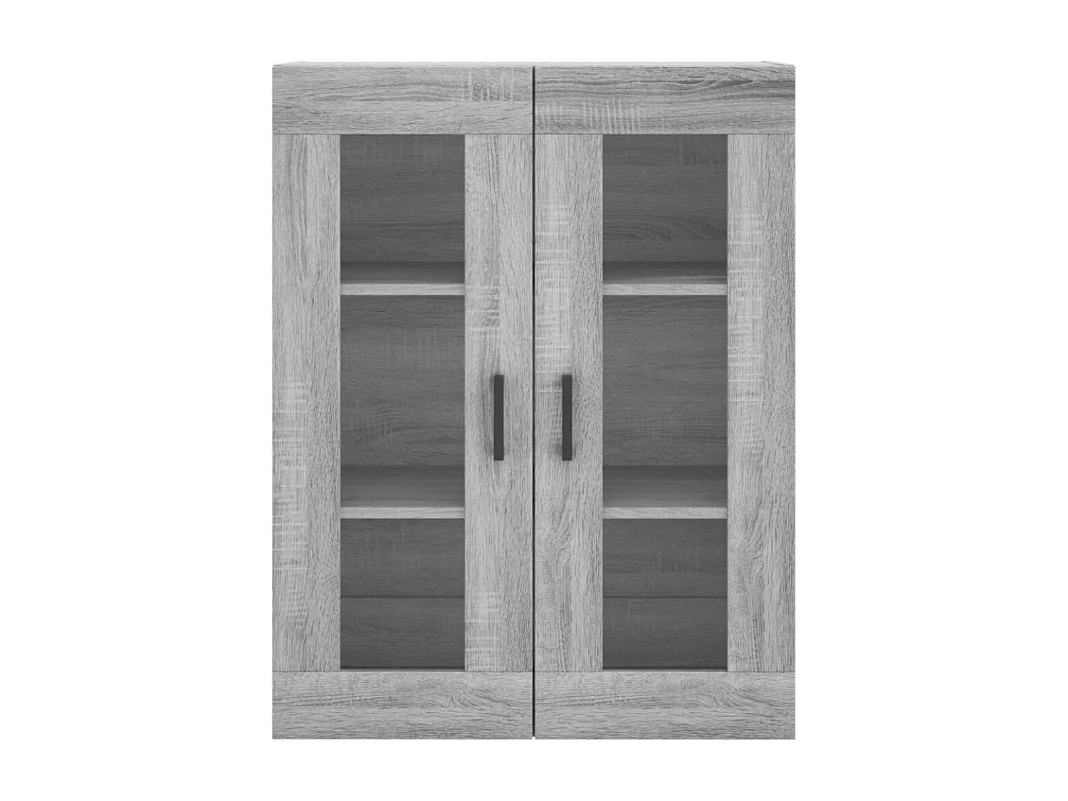 Buffet haut Sonoma gris 69,5x34x180 cm Bois d'ingénierie