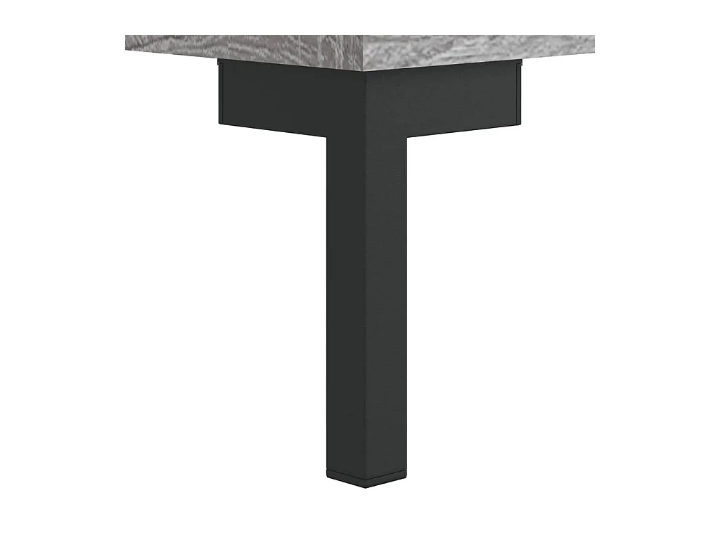 Buffet haut Sonoma gris 69,5x34x180 cm Bois d'ingénierie
