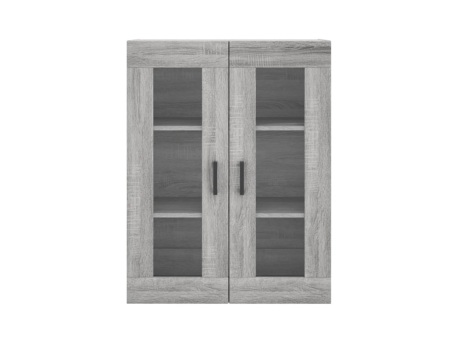 Buffet haut Sonoma gris 69,5x34x180 cm Bois d'ingénierie