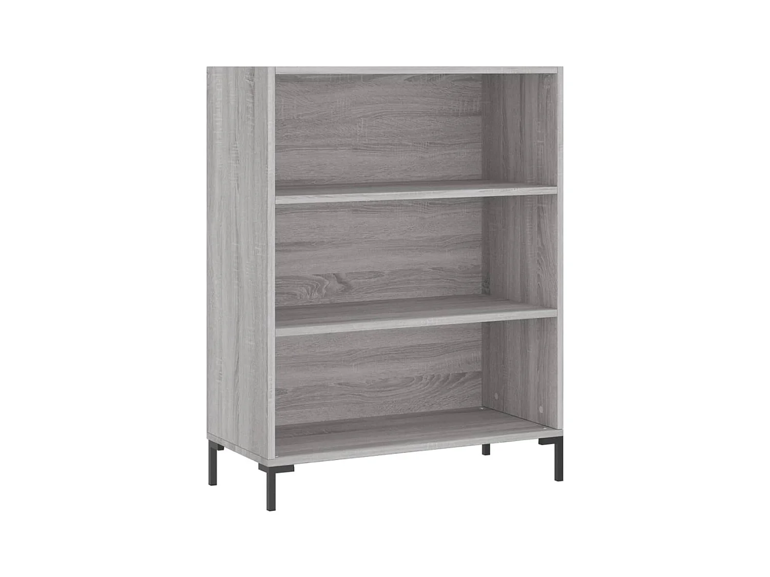 Buffet haut Sonoma gris 69,5x34x180 cm Bois d'ingénierie