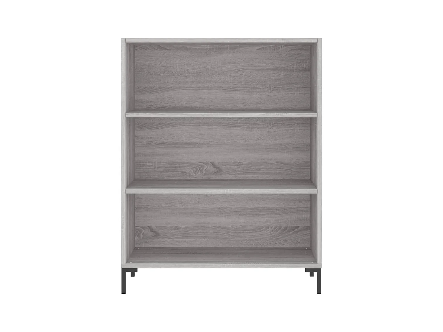 Buffet haut Sonoma gris 69,5x34x180 cm Bois d'ingénierie
