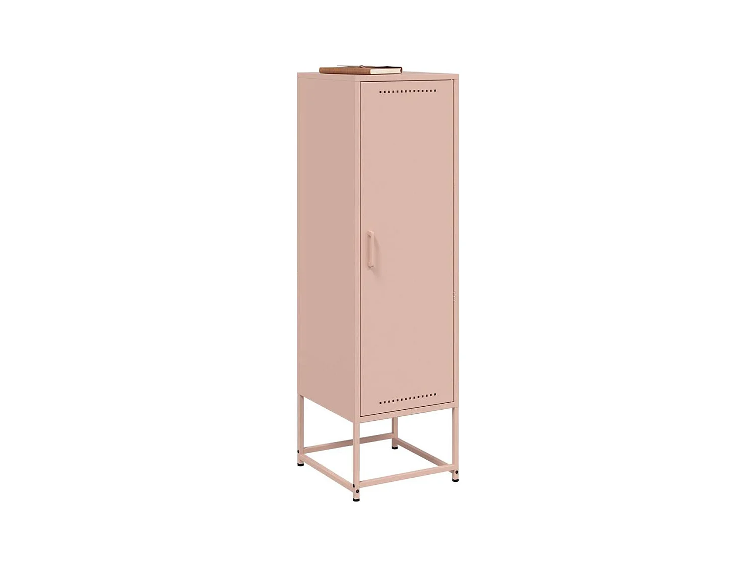 Buffet haut rose 36x39x123 cm acier