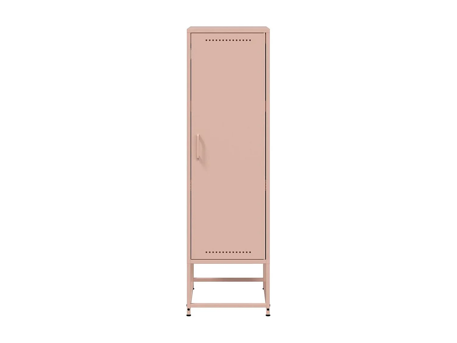 Buffet haut rose 36x39x123 cm acier