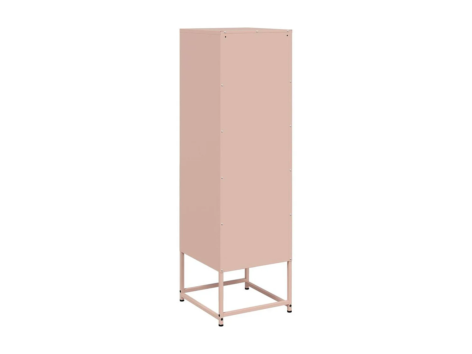 Buffet haut rose 36x39x123 cm acier