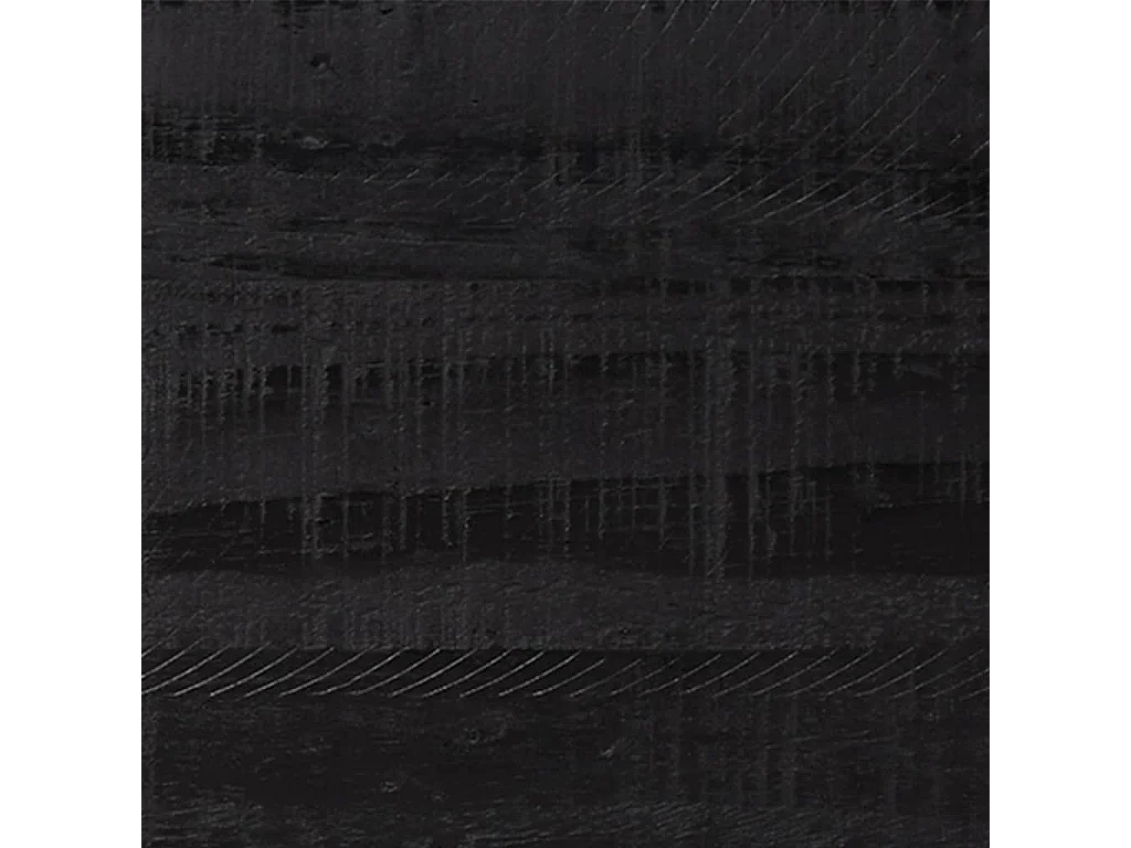 Buffet Noir 110x35x70 cm Bois de pin massif