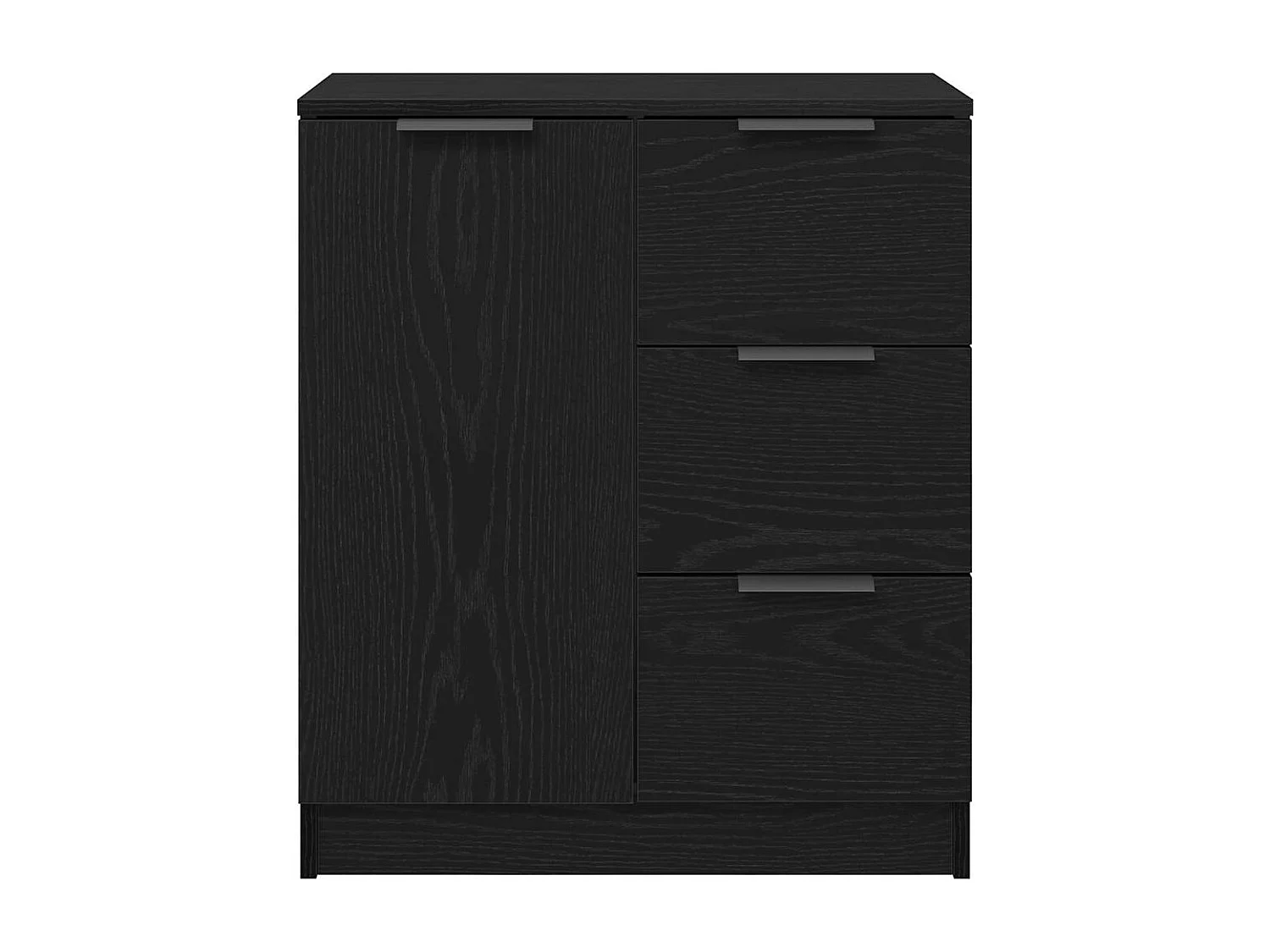 Buffet com gaveta Preto 60 x 30 x 70 cm Madeira processada