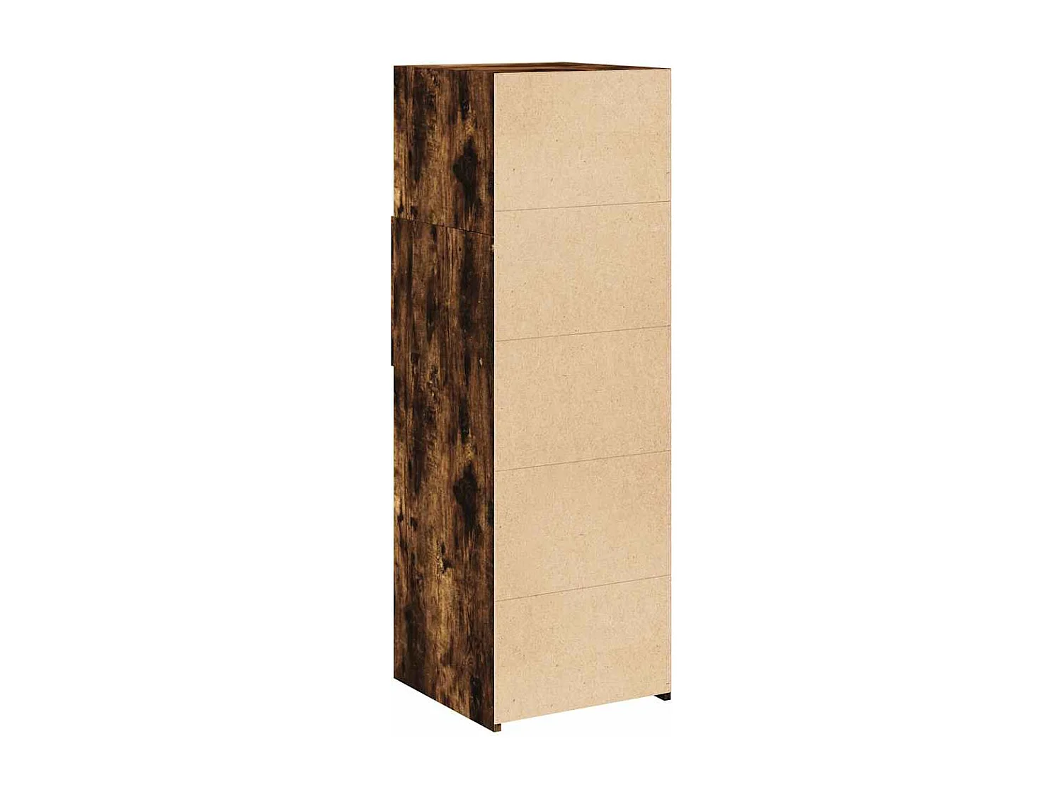 Buffet haut chêne fumé 40x42,5x124 cm bois d'ingénierie