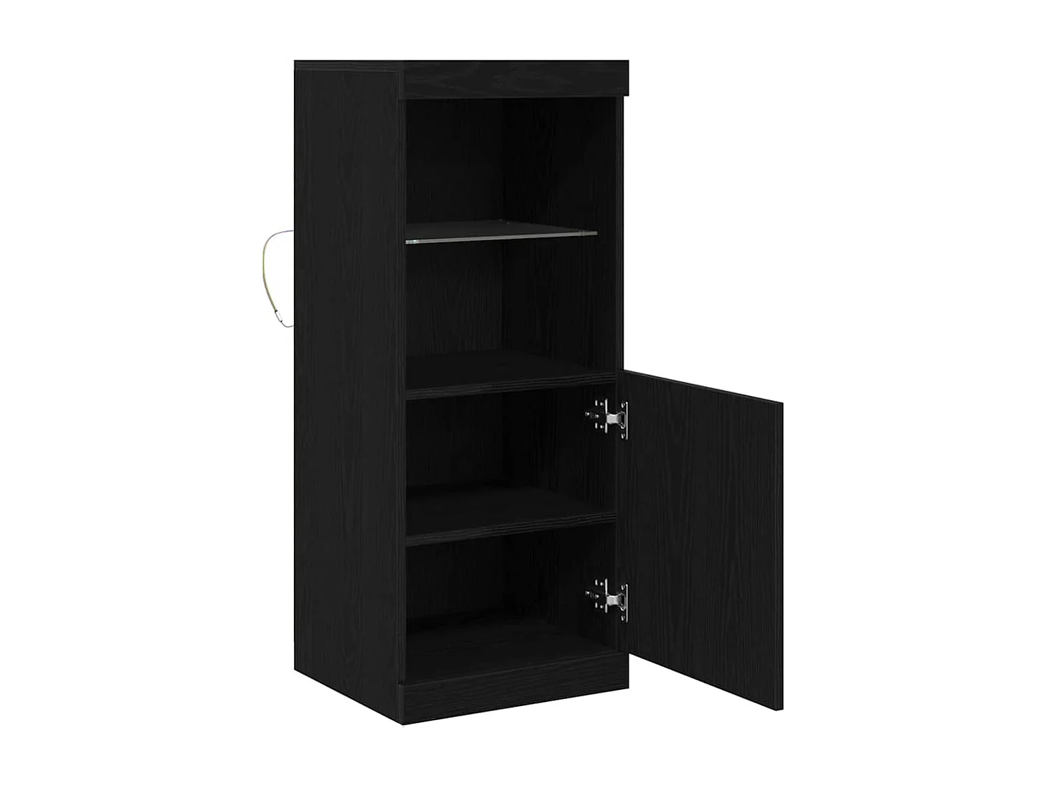 Buffet Chêne noir 41 x 37 x 100 cm Bois d'ingénierie