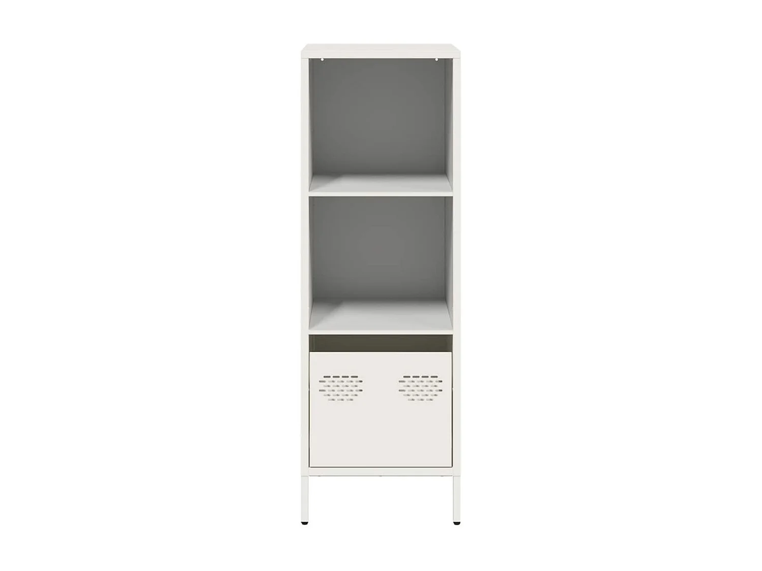 Buffet haut blanc 35x39x103,5 cm acier