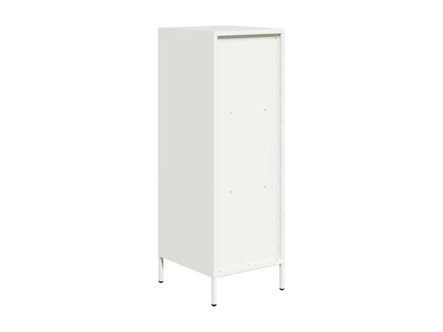 Buffet haut blanc 35x39x103,5 cm acier
