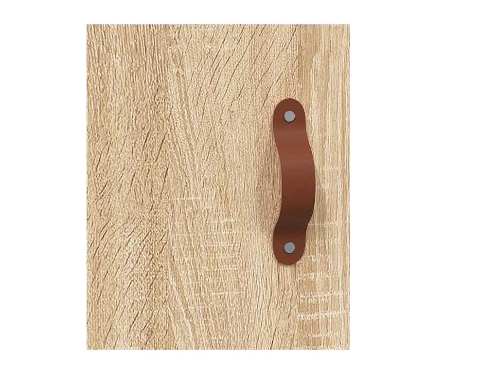 Hoge kast 69,5x34x180 cm bewerkt hout sonoma eikenkleurig