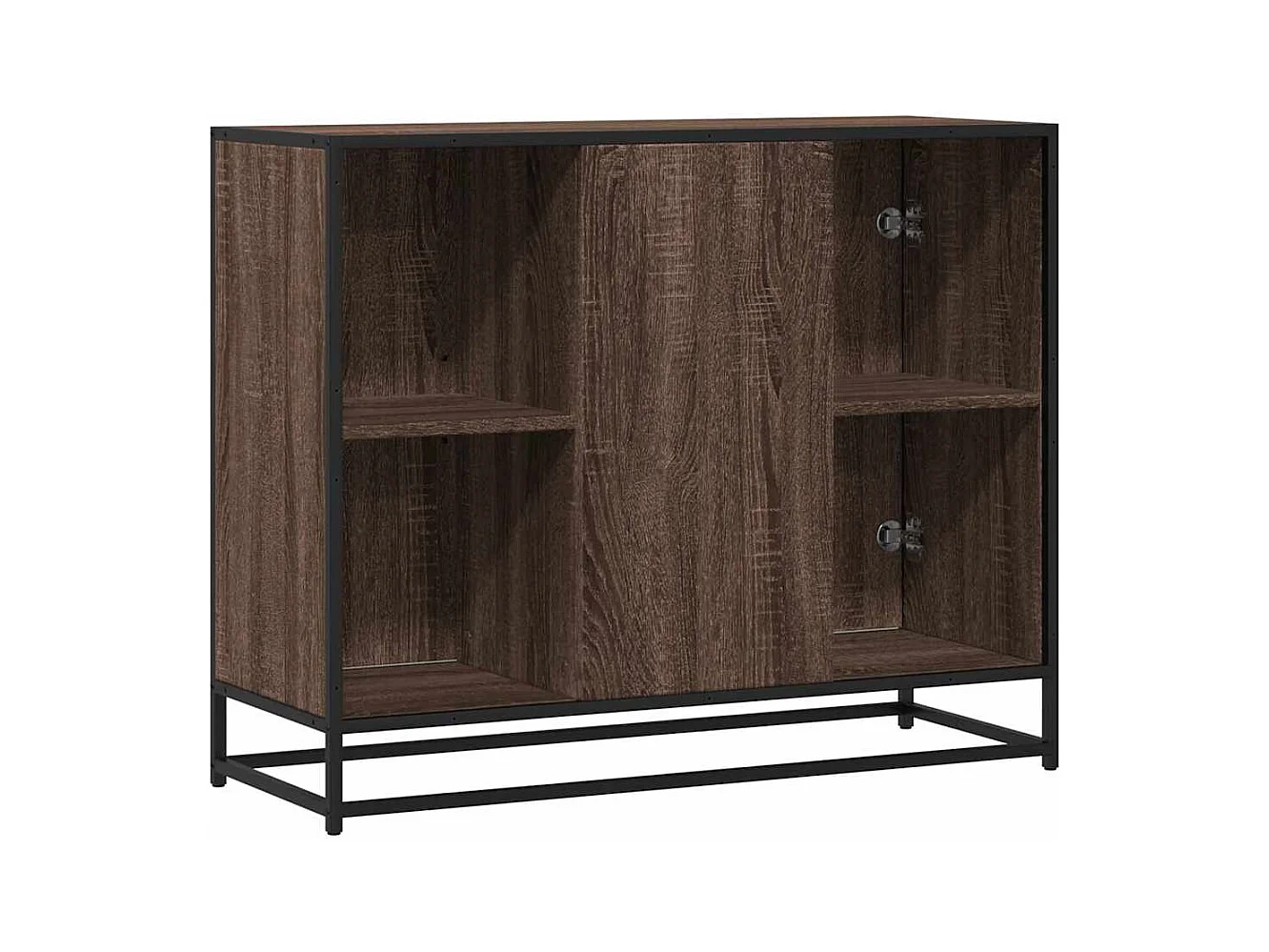 Buffet chêne marron 92x35x76 cm Bois d'ingénierie