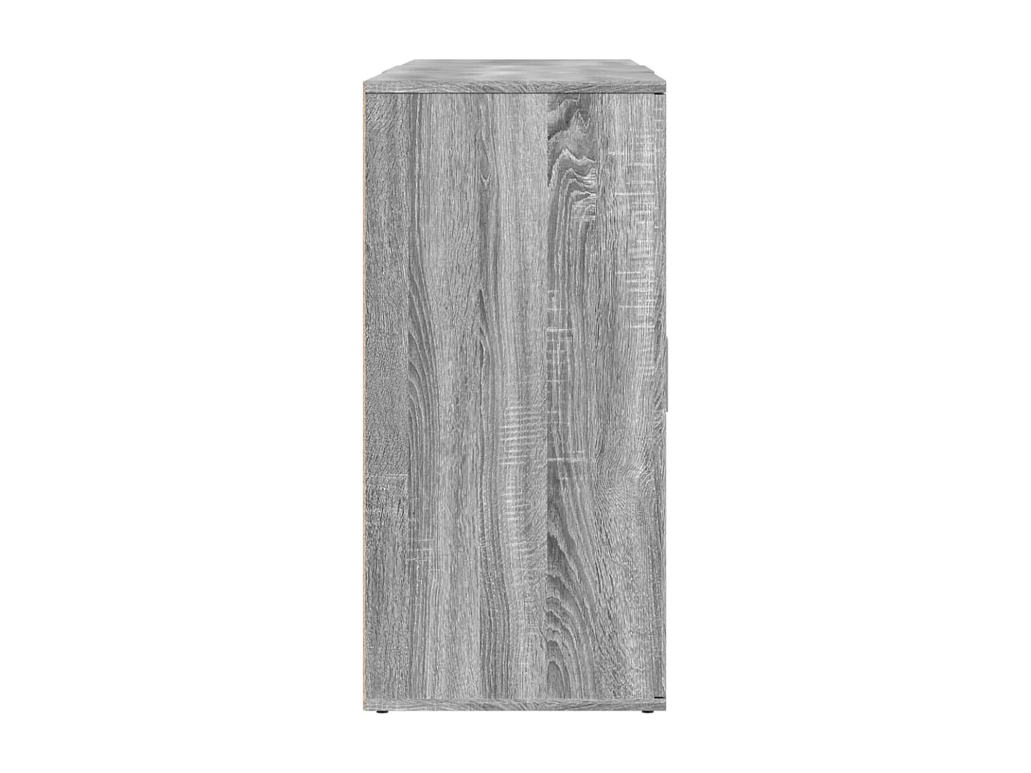 Aparadores 3 uds madera contrachapada gris Sonoma