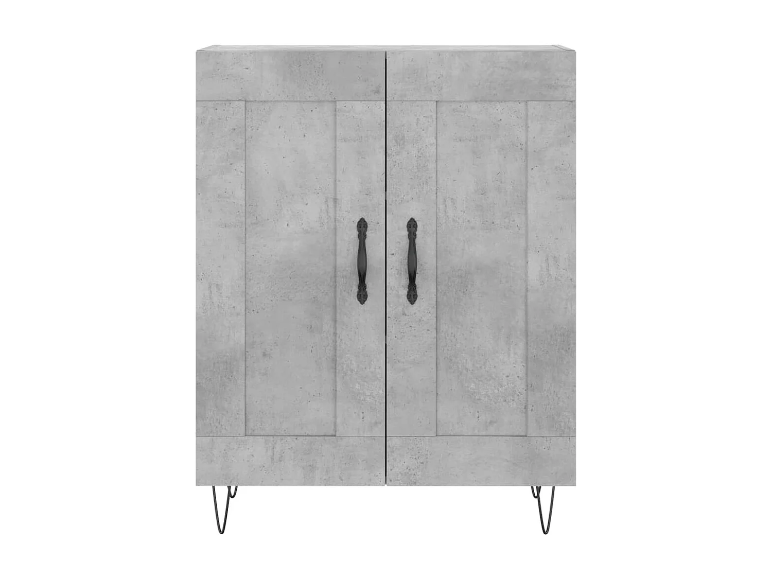 Armário alto 69,5x34x180 cm derivados de madeira cinza cimento