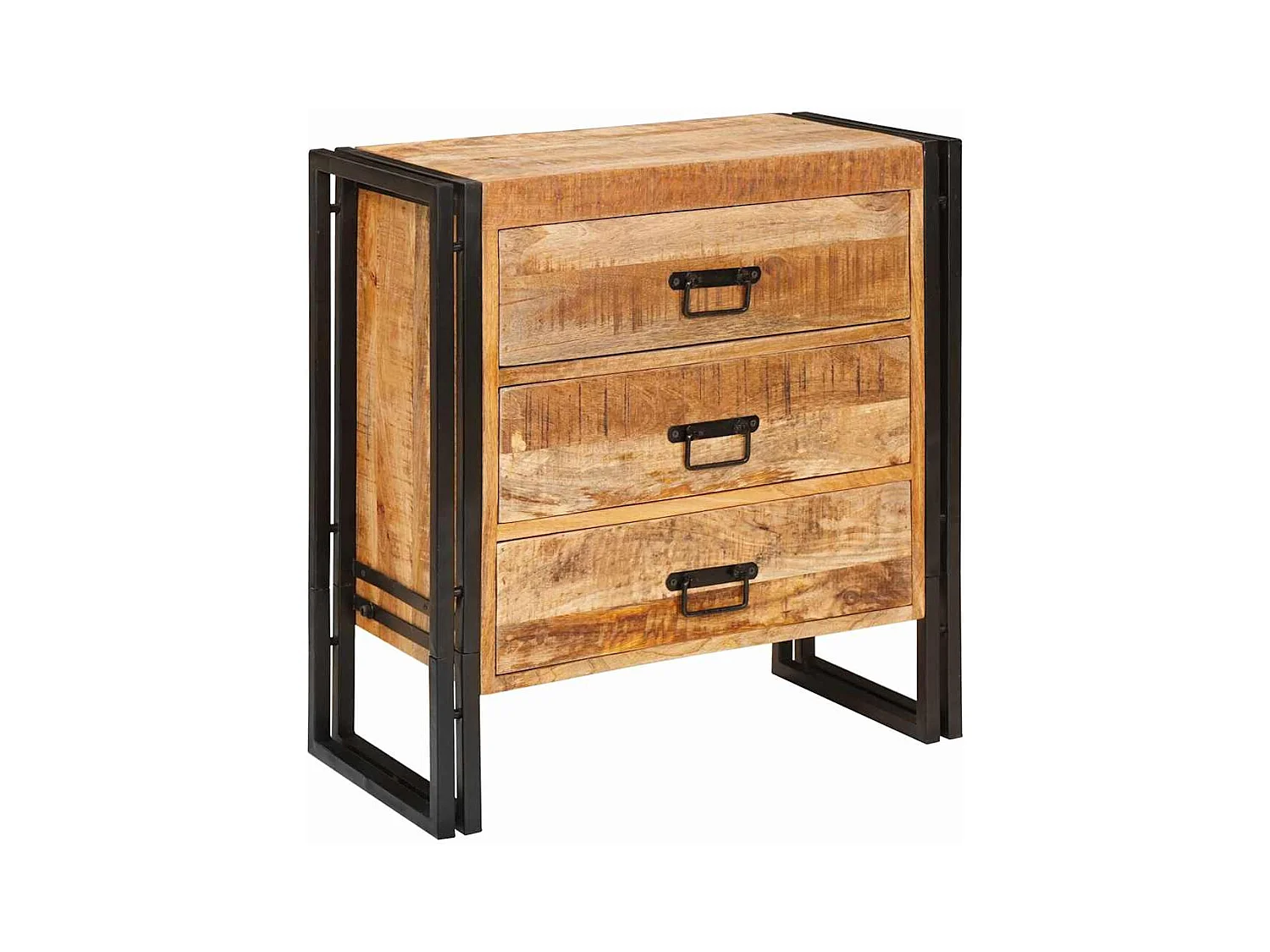 Buffet Marron 66 x 33 x 70 cm bois de manguier massif