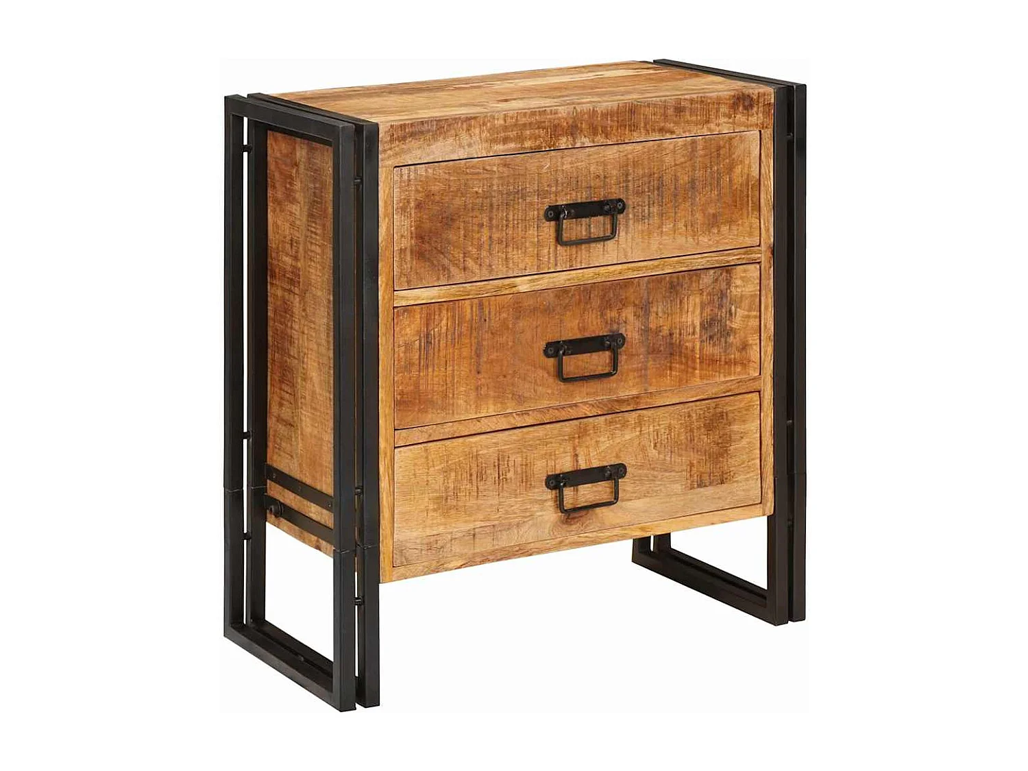 Buffet Marron 66 x 33 x 70 cm bois de manguier massif