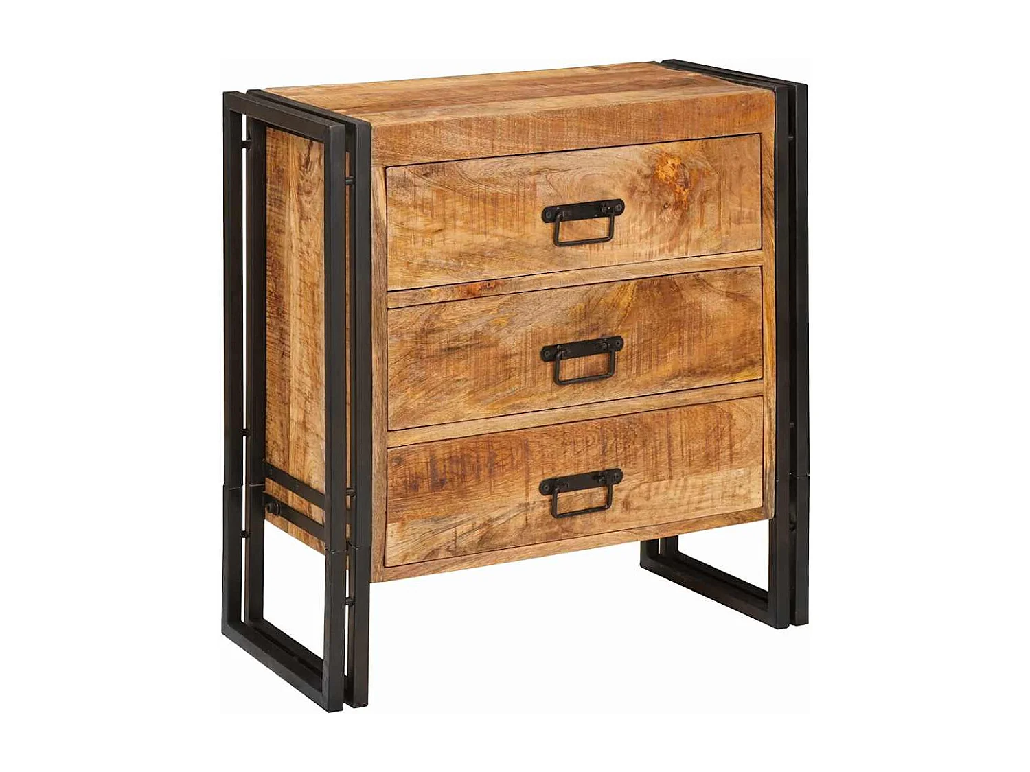 Buffet Marron 66 x 33 x 70 cm bois de manguier massif
