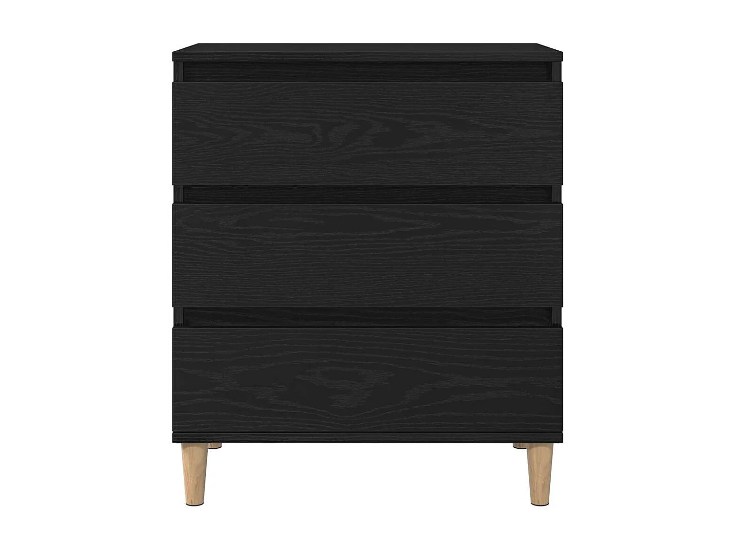 Buffet avec tiroir Chêne noir 60 x 35 x 70 cm Bois d'ingénierie