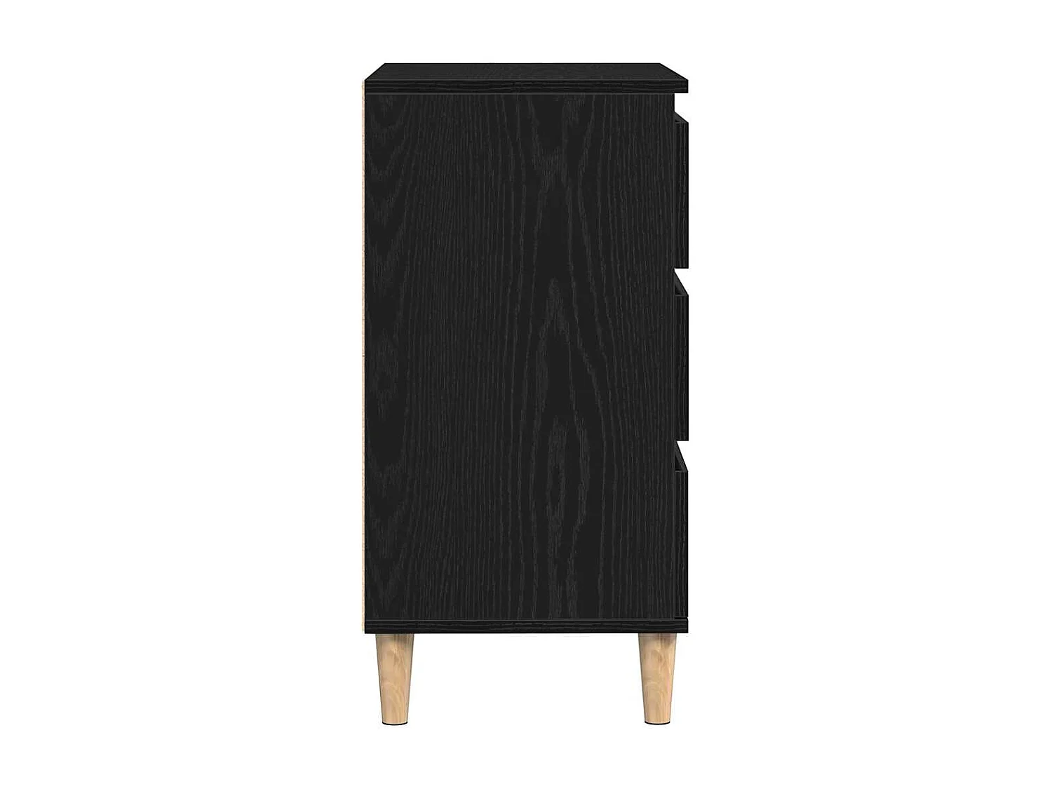 Buffet avec tiroir Chêne noir 60 x 35 x 70 cm Bois d'ingénierie