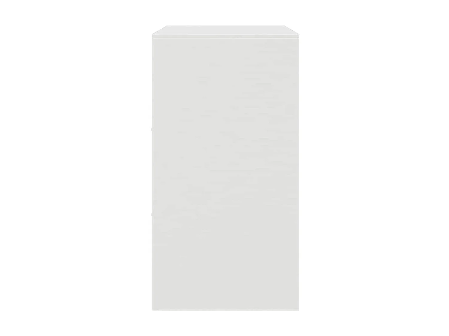 Buffet blanc 67x39x73 cm acier