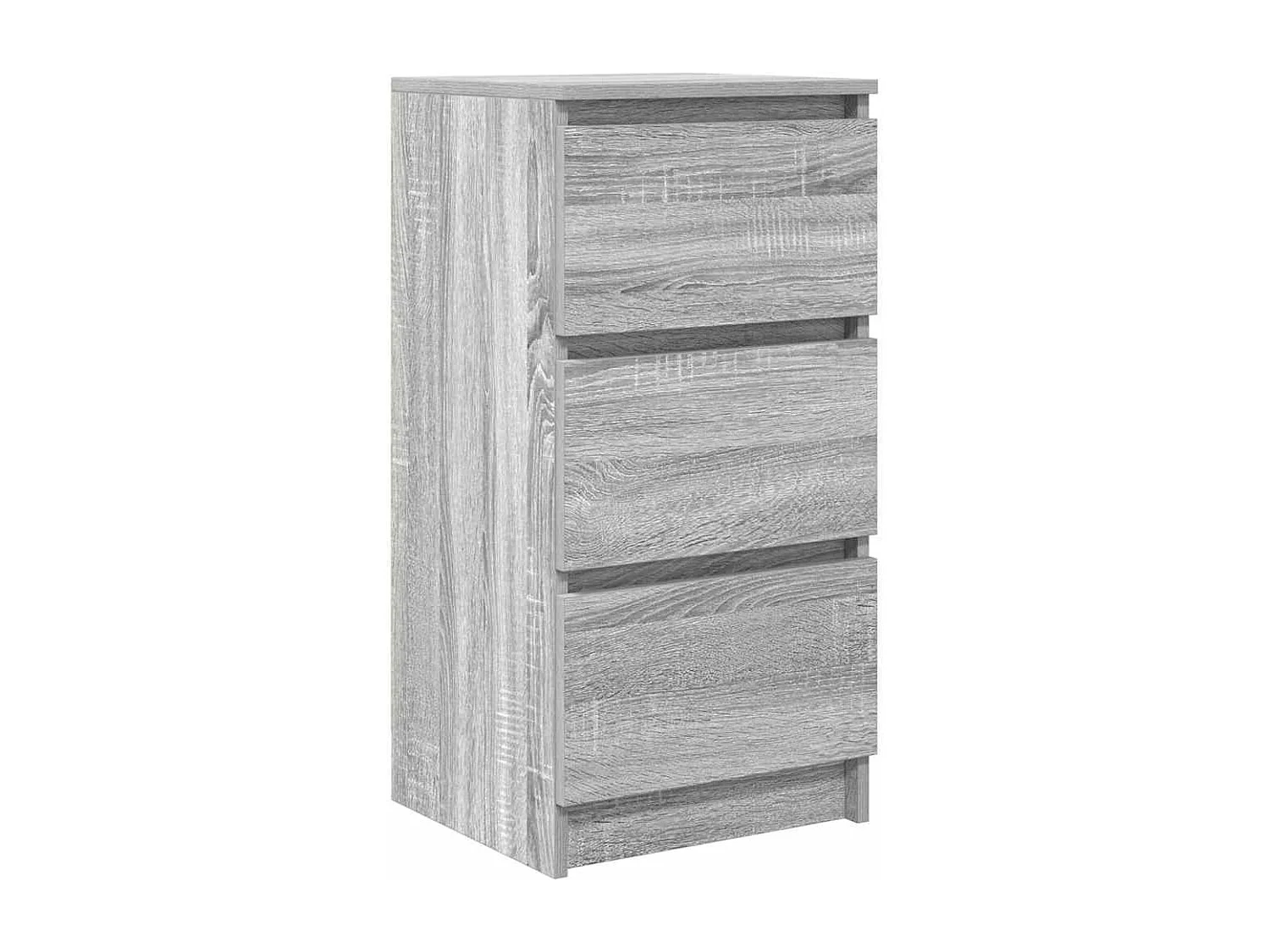 Buffet sonoma gris 37,5x35x76 cm bois d'ingénierie