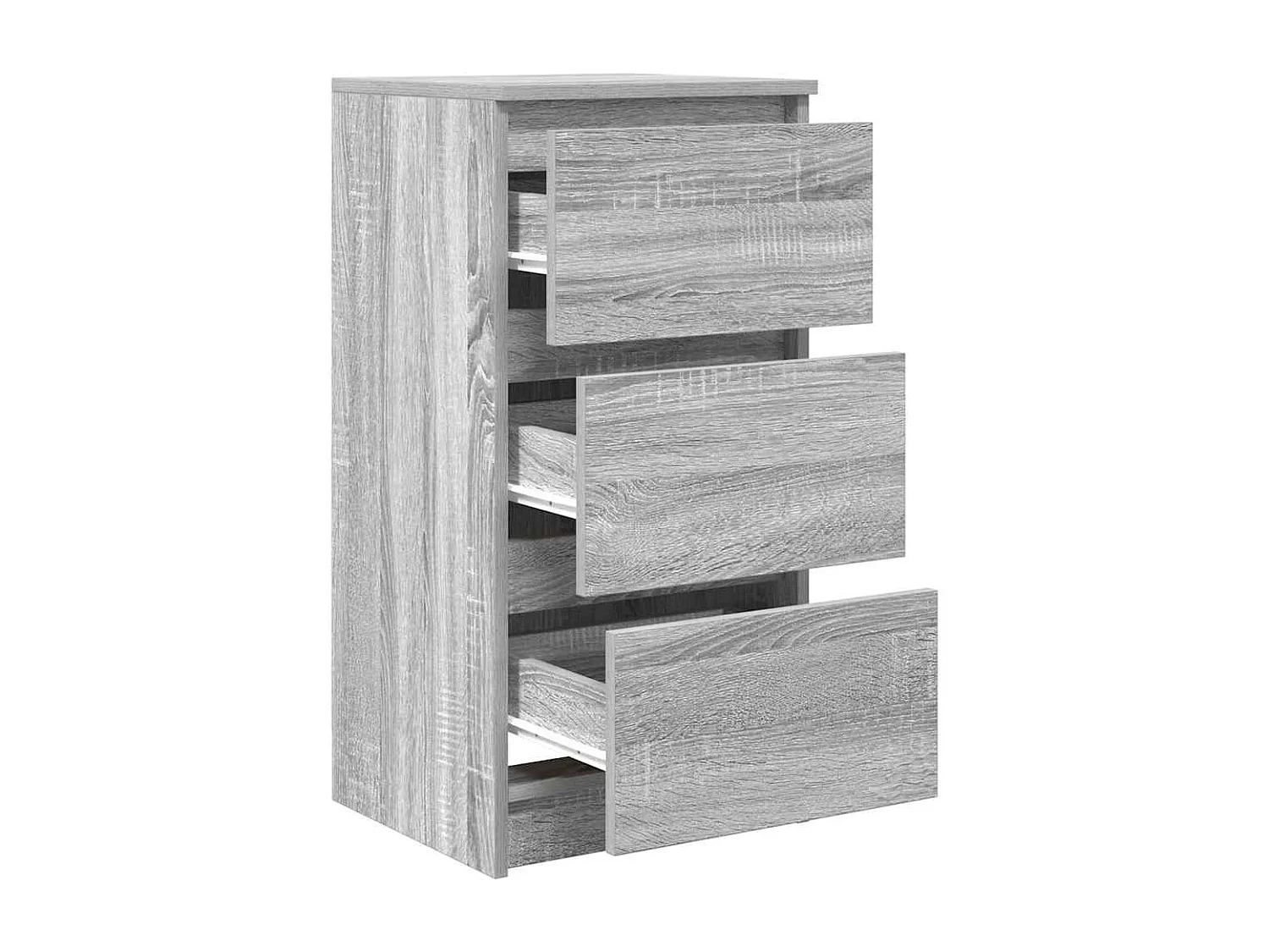 Buffet sonoma gris 37,5x35x76 cm bois d'ingénierie