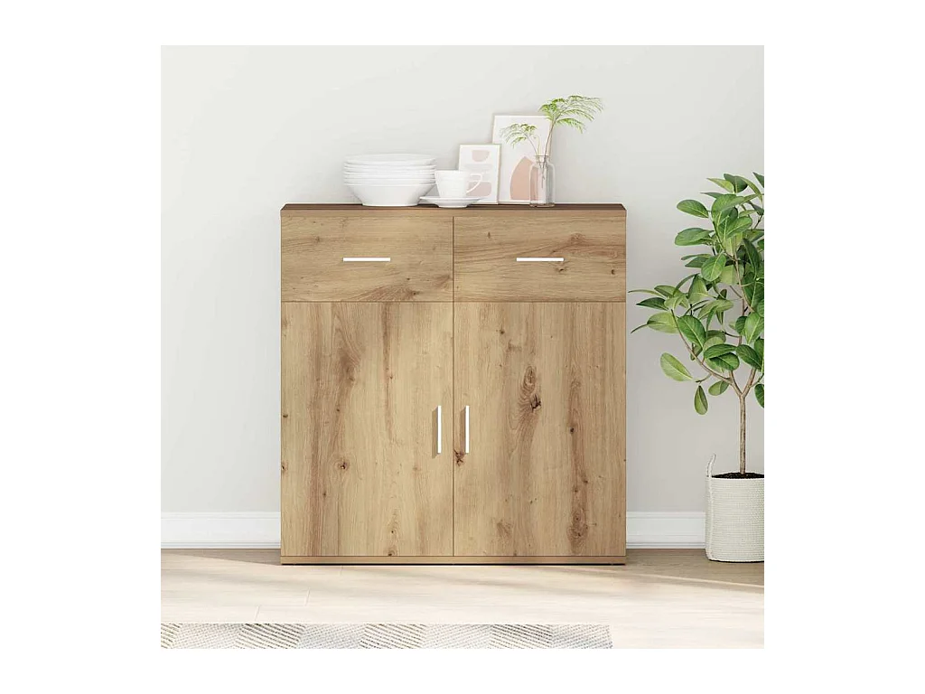 Buffet chêne artisanal 79 x 38 x 80 cm Bois d'ingénierie