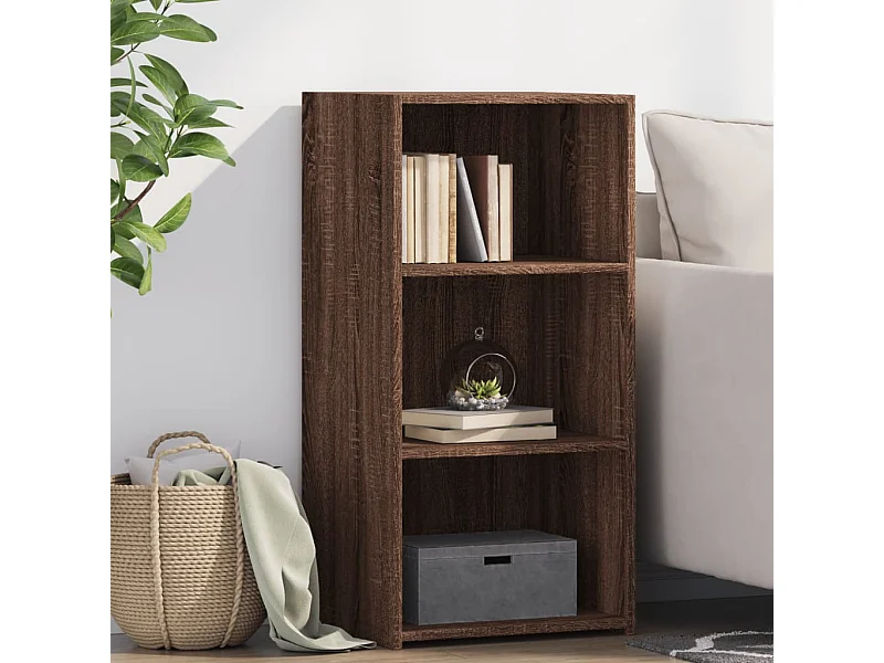 Buffet chêne marron 45x41x93 cm bois d'ingénierie