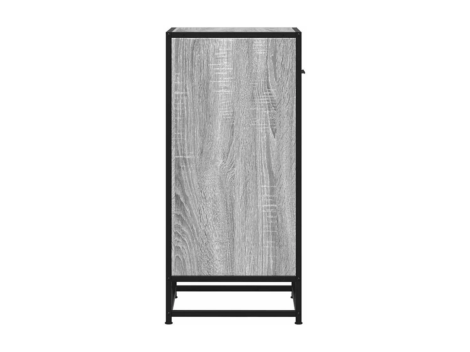 Buffet sonoma gris 35,5x35x76 cm bois d'ingénierie et métal