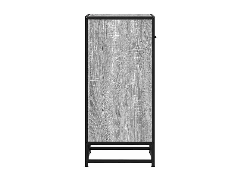 Aparador 35,5x35x76 cm deriv. de madeira/metal cinzento sonoma