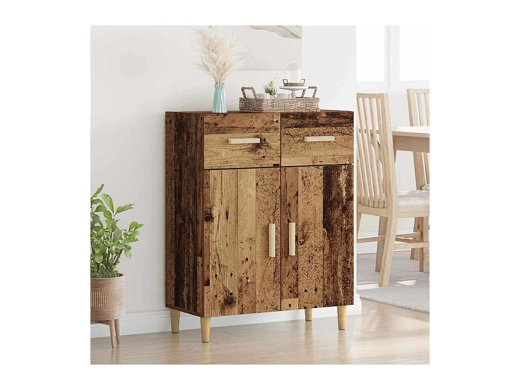 Buffet Bois ancien 34 x 69,5 x 89 cm Bois d'ingénierie