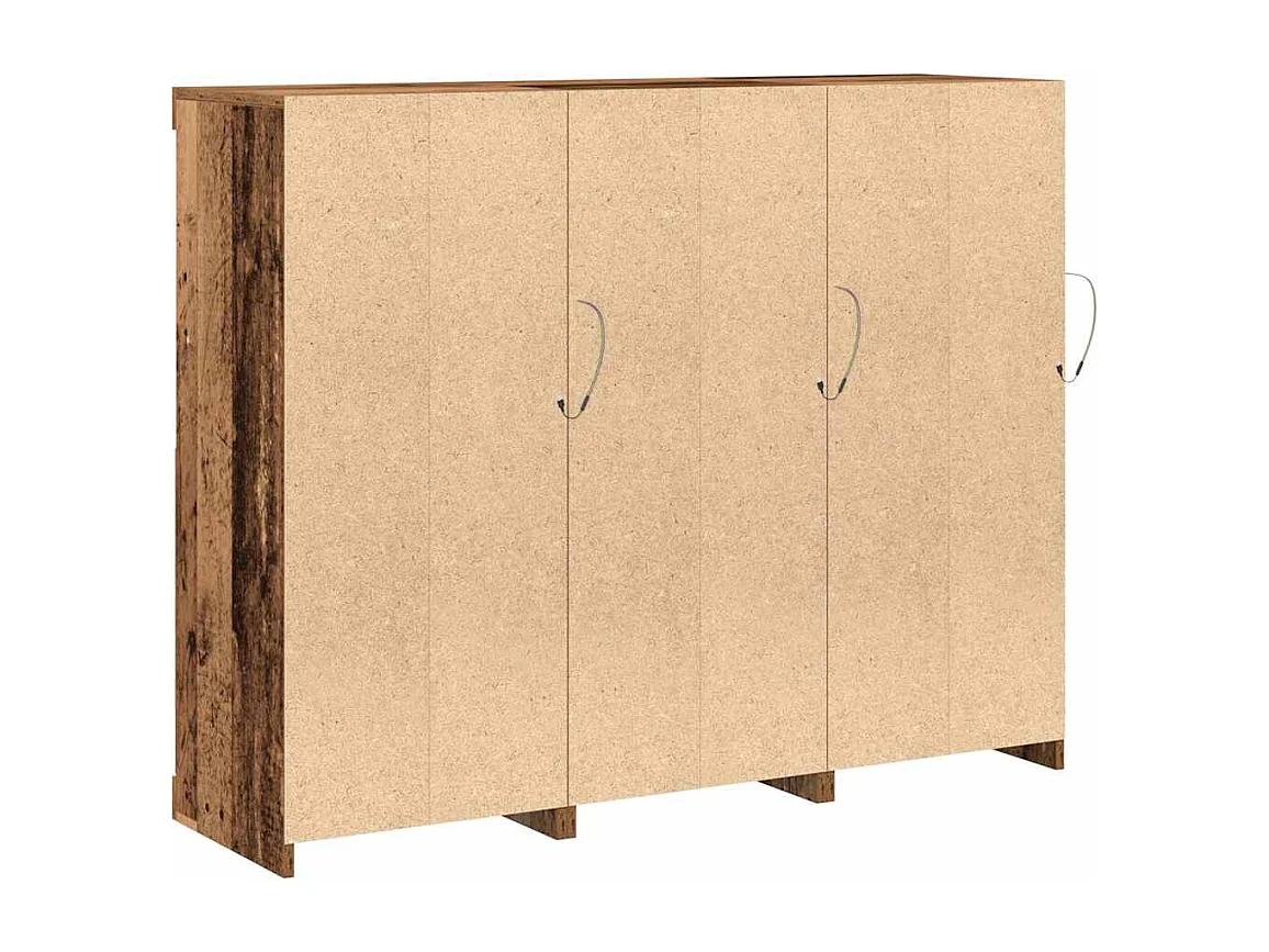 Buffet 3 pièces Bois ancien 123 x 37 x 100 cm Bois d'ingénierie